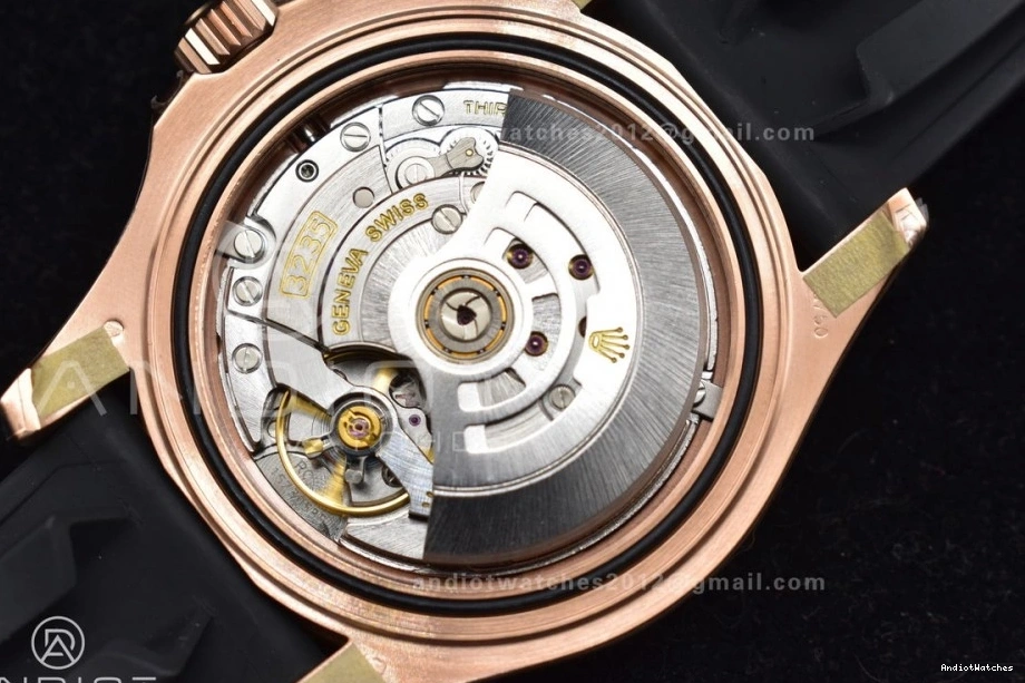 Edition Strap Best TimelessDesign Black VS on 1:1 VSF 1220 Yacht-Master Ceramic 126655 Oysterflex Bezel Rubber 0119